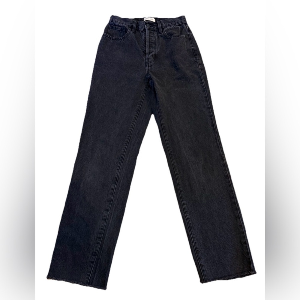 PacSun Dad Jeans Black High Rise Relaxed Straight Denim 24